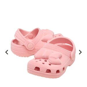 Crocs Toddler Classic Velvet Bow Clogs